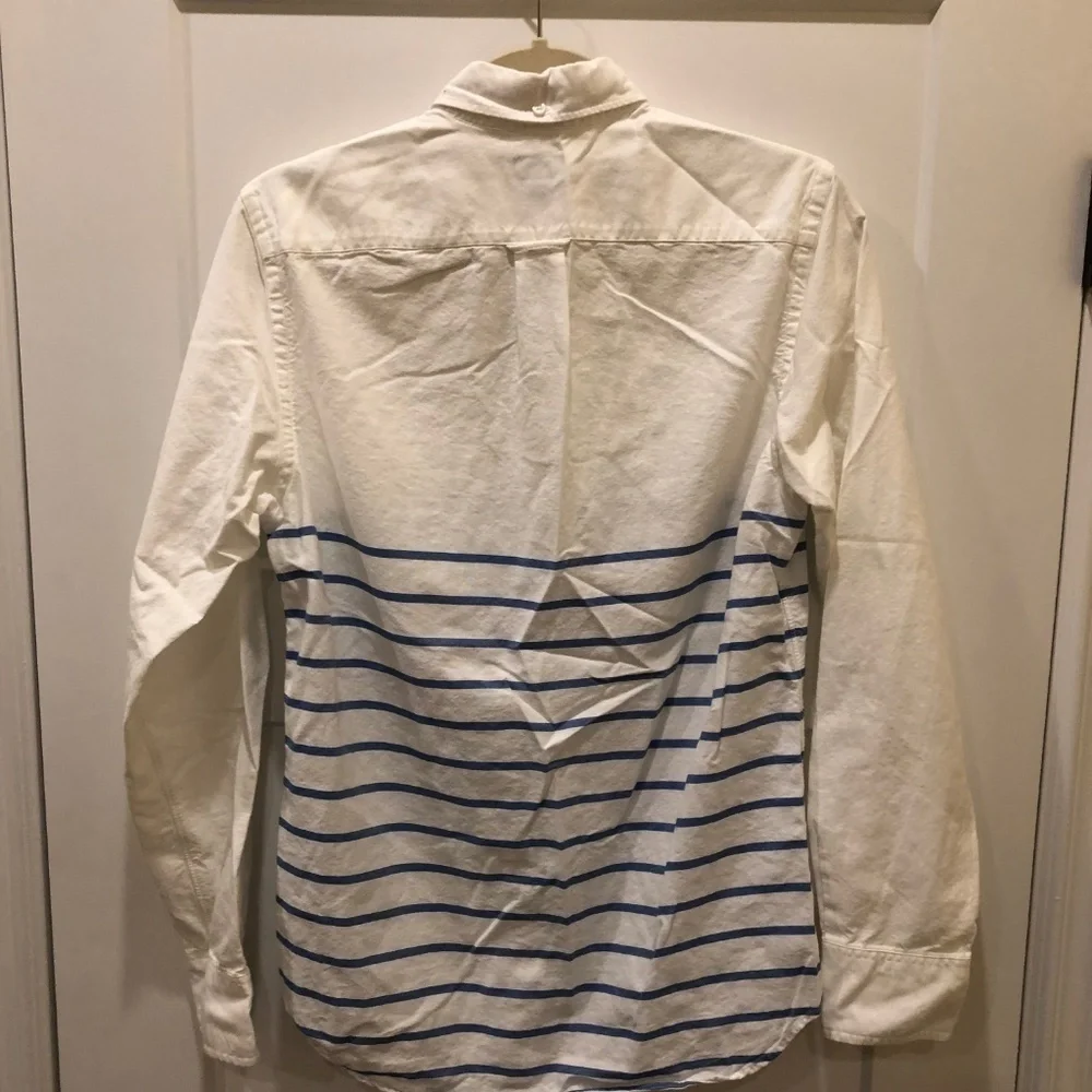 J. Crew Oxford Stripe Button Down